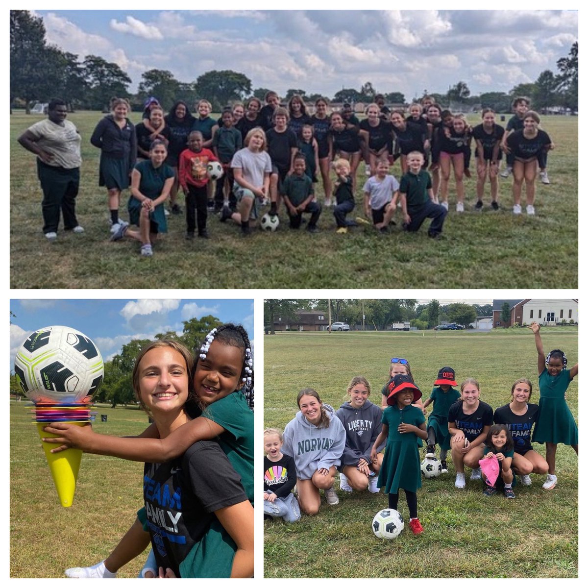 pattyssoccer's tweet image. The girls have been making a huge impact off the field here recently. It’s always a great reminder that soccer is more than just a game. So many smiling faces. It’s even better when we get to do things TOGETHER as a TEAM. #ProjectLinus #BrianMuhaFoundation ⚽️🤍💙