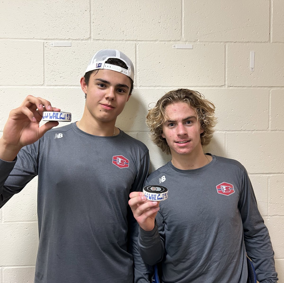 ☝️ A pair of firsts! Hayden Paupanekis (2) and Mathis Preston both potted their first career <a href="/TheWHL/">Western Hockey League</a> goals in tonight’s win. It’s just the beginning!

#GoChiefsGo