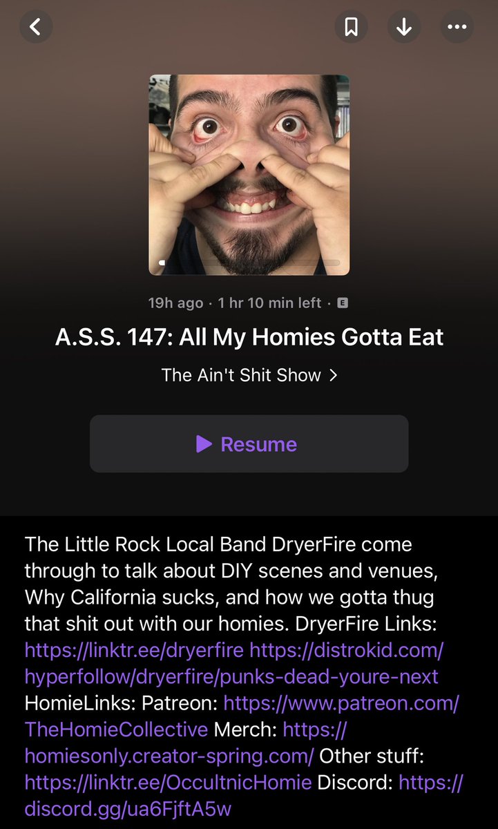 Homievulgaris's tweet photo. My homies from DryerFire came through to the Aint Shit Show. This pod was a blast and their music Slaps you should check them out. https://t.co/yy5PVcbOTU