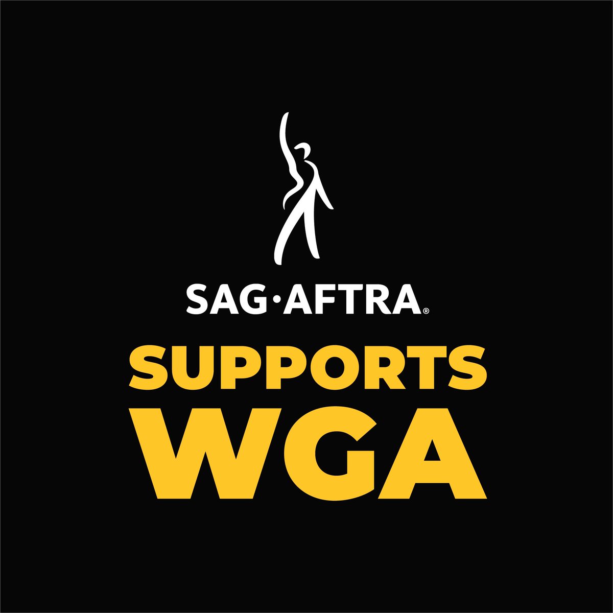 SAG-AFTRA has sent congratulations to the WGA on reaching a tentative deal with the AMPTP They adds that they “continue to urge the studio CEOs and the AMPTP to return to the table and make the fair deal that our SAG members deserve and demand.”