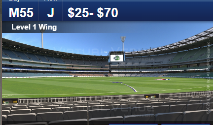 Pretty good seats for the granny!!