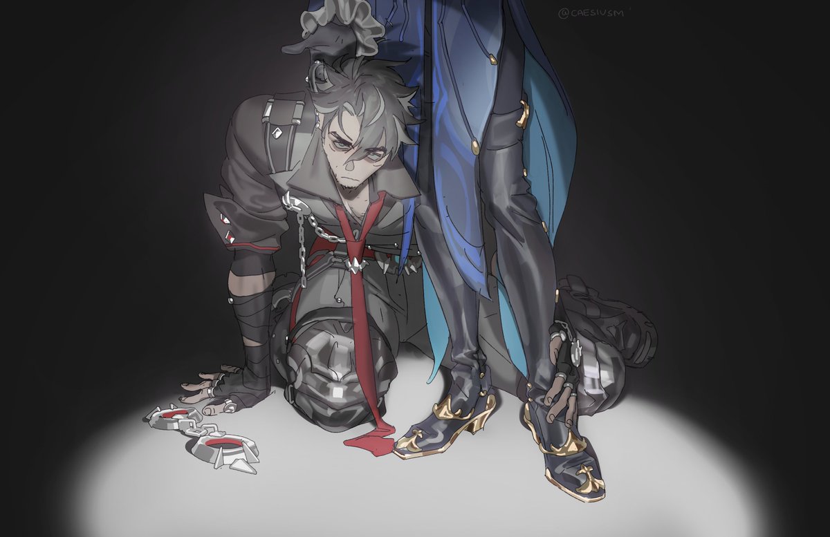 caesiusm's tweet image. actually the previous one was some kind of exploration for this
#Neuvillette #Wriosthesley #Wriollette #Neuvithesley