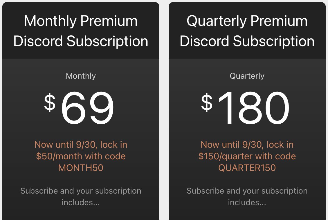 CapGainsGroup's tweet image. Here's a recap of our 7 day trial:
#Options 45W-8L-1T (+83% win rate)  
#Futures 35W-16L-1T (67% win rate) net of +149.25 $ES_F points  

We will be doing a limited time promotional offer until the end of the month so you can lock in $50/mo or $150/qtr for the life of your…