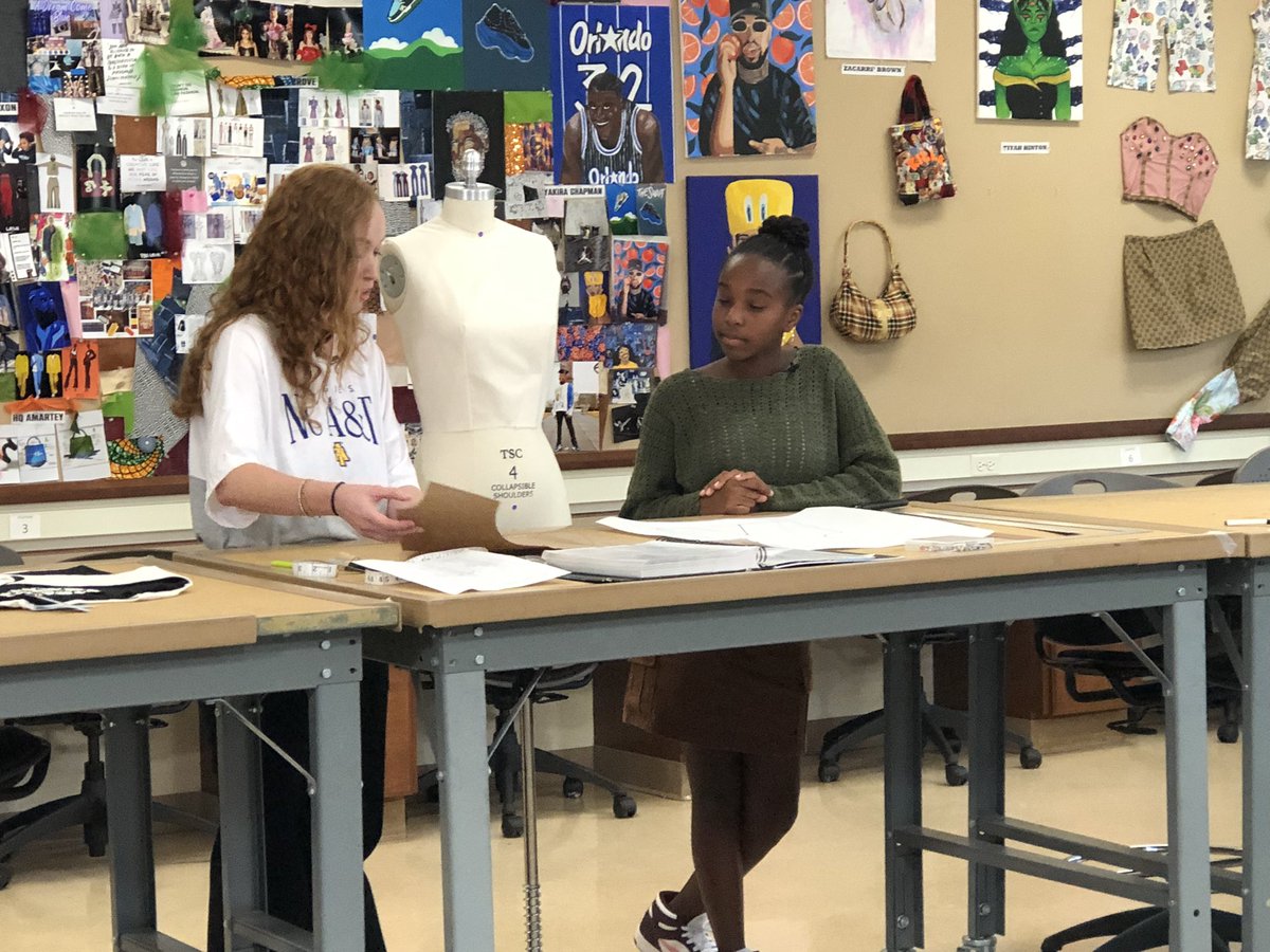 N.C. A&T CAES (@ncatcaes) on Twitter photo <a href="/ncatcaes/">N.C. A&T CAES</a> had a great time welcoming Brielle, her family and N.C. STEM Explorers TV show to Department of Family and Consumer Sciences at <a href="/ncatsuaggies/">North Carolina A&T</a>! Here, Brielle gets a lesson in making a garment and transferring a digitally- generated pattern onto a piece of fabric. #ncstem <a href="/ncatcaes/">N.C. A&T CAES</a> had a great time welcoming Brielle, her family and N.C. STEM Explorers TV show to Department of Family and Consumer Sciences at <a href="/ncatsuaggies/">North Carolina A&T</a>! Here, Brielle gets a lesson in making a garment and transferring a digitally- generated pattern onto a piece of fabric. #ncstem