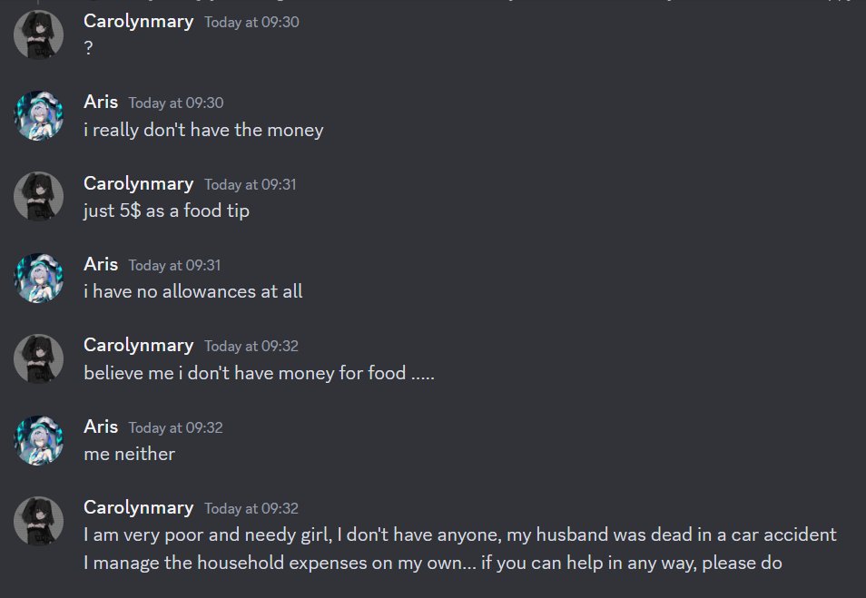 AkronZora's tweet photo. @RebelBeats11720 @HannahC95547949 I had a similar conversation with a carolynmary on discord, same basic structure and linked to the same profile https://t.co/mI5dSZ3qVV