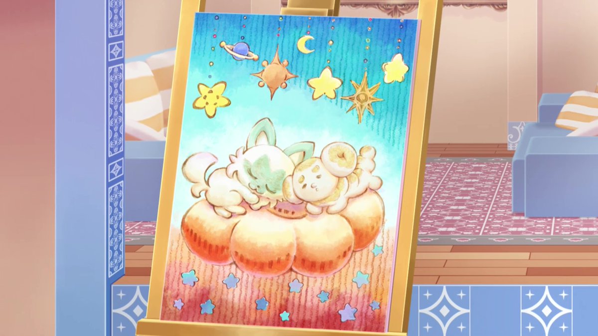 anipoke_PR's tweet photo. 今日は9月26日✨
ということで…ポケモン図鑑No.0926
こいぬポケモン #パピモッチ を紹介🎉

#アニポケ 第9話に登場しました💫
リコの父・アレックスのポケモンですが、
リコとの仲良しぶりを見た #ニャオハ はご機嫌ナナメに…

その後、仲良くなった2匹を
アレックスが素敵な絵に描いていましたね✨ https://t.co/sI1PkYDxn8