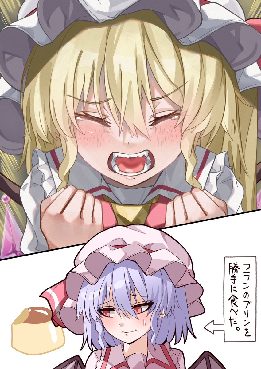 フラン「もうお姉様なんて知らない...!!だいっきらい!!!!」
#東方Project 