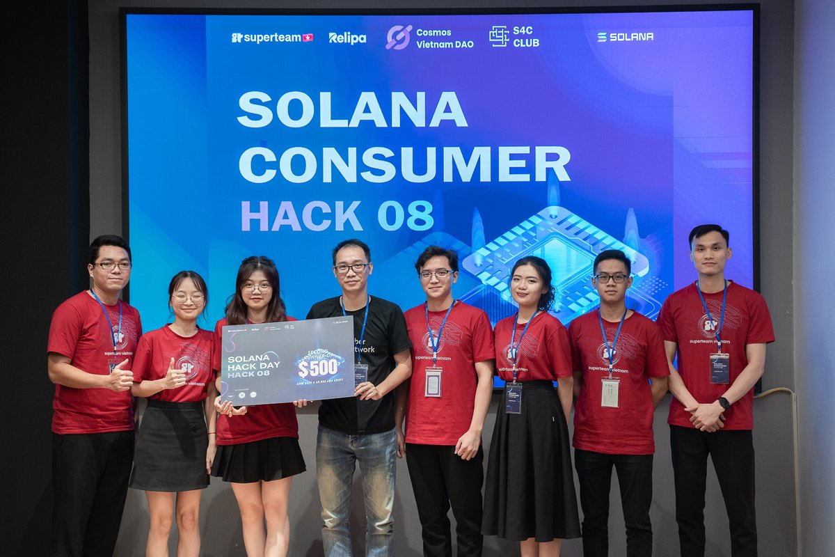 duc_relipa's tweet photo. 🌈#SOLANA CONSUMER HACK 08の歩み
9月23日と24日の2日間、11チームの参加により、2023年のハッカソは無事に終了した🎉
🥈最終的に、2日間の精一杯に協力と努力の結果、Relipaのチームが2位となったことを誇りに思っております。
👇詳細は以下です。
#hackathon #blockchain #Hackathoncontest https://t.co/WxNPYf5wpK
