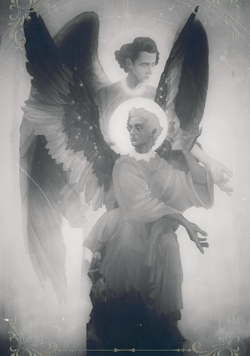elka_ii's tweet photo. both angels, but so different...
#GoodOmens2 #aziracrow https://t.co/f3FeMLmoRe