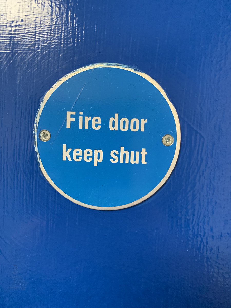 Fire door safety week!!! 

Are your fire doors in good repair and close correctly? 🤔

Fire doors are designed to resist the spread of fire, normally a minimum of 30mins. This allows time for people to leave the building via an escape route.