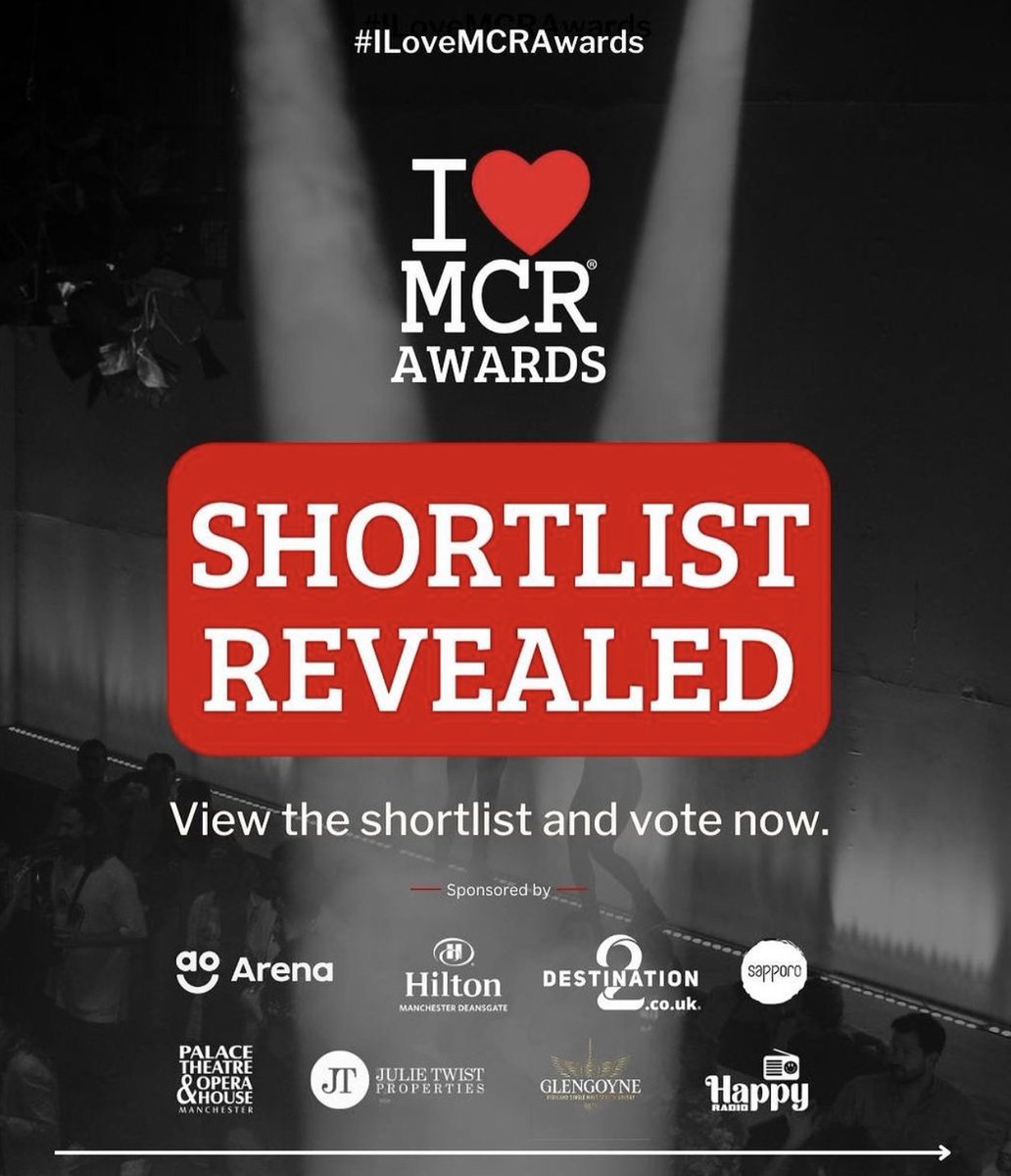 Some of our fantastic tenants made the <a href="/ILoveMCR/">I Love Manchester</a> awards shortlist! 

🤩 Most-Loved Restaurant, <a href="/WoodRestaurants/">Wood Manchester</a>
🤩 Most-Loved Chef, <a href="/SimonJWoodUK/">Simon Wood</a>
🤩 Most-Loved Hotel, <a href="/innsideuk/">INNSiDE UK</a> 
🤩 Most-Loved Arts/Cultural Venue, <a href="/HOME_mcr/">HOME</a> 

You can vote here today: ilovemanchester.com/awards