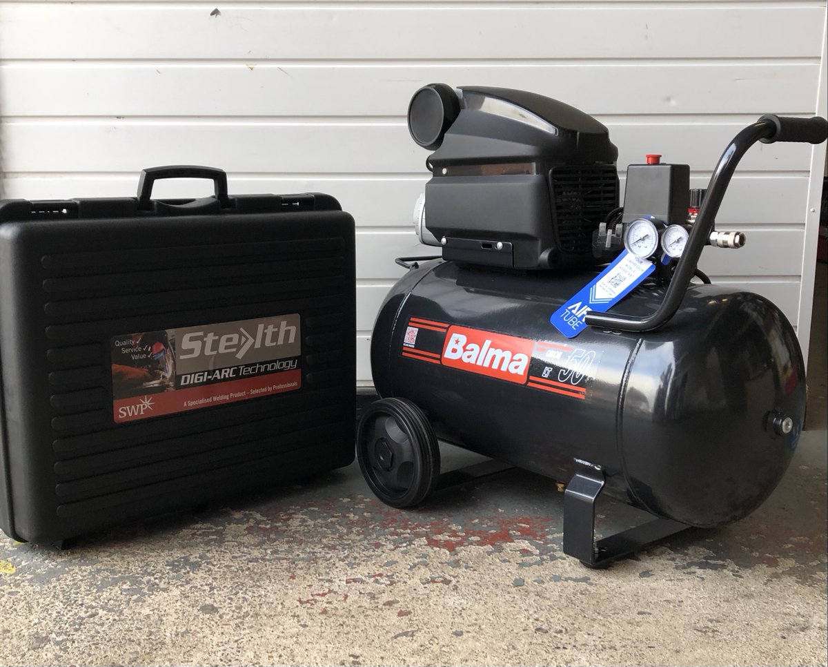 A new Stealth plasma cutter and compressor on it's way to a valued customer. For great prices on plasma cutters and compressors, give us a call!