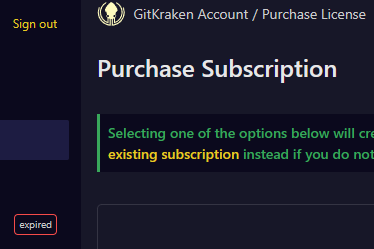 jimgale's tweet photo. @GitKraken 12 hours later... 'please?'... it's not expired. https://t.co/baryZK1ObR