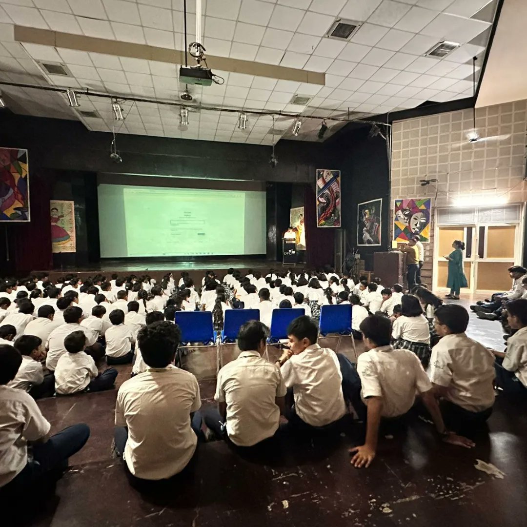 Kampnasta's tweet photo. On 25th September, 2023 KAMP Organized a Motivational &amp; Wonderful Session at OPG World School, New Delhi.

#kampnasta #kampnasta2023 #nastaregistration #kampknowledgesharingsession #kampexcursion #scientificexcursion #CSIR #opgworldschool #kamporientation #studentlife #kampnasta https://t.co/o3p1tdhut9