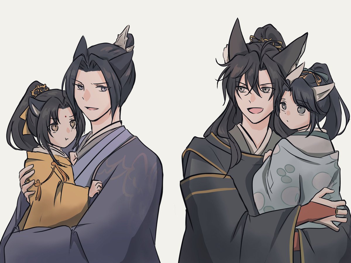 「「「うちの子の方が可愛い」」#MDZS 」|PARKOのイラスト