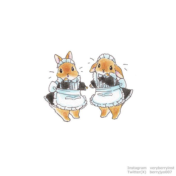 「apron clothed animal」 illustration images(Latest)