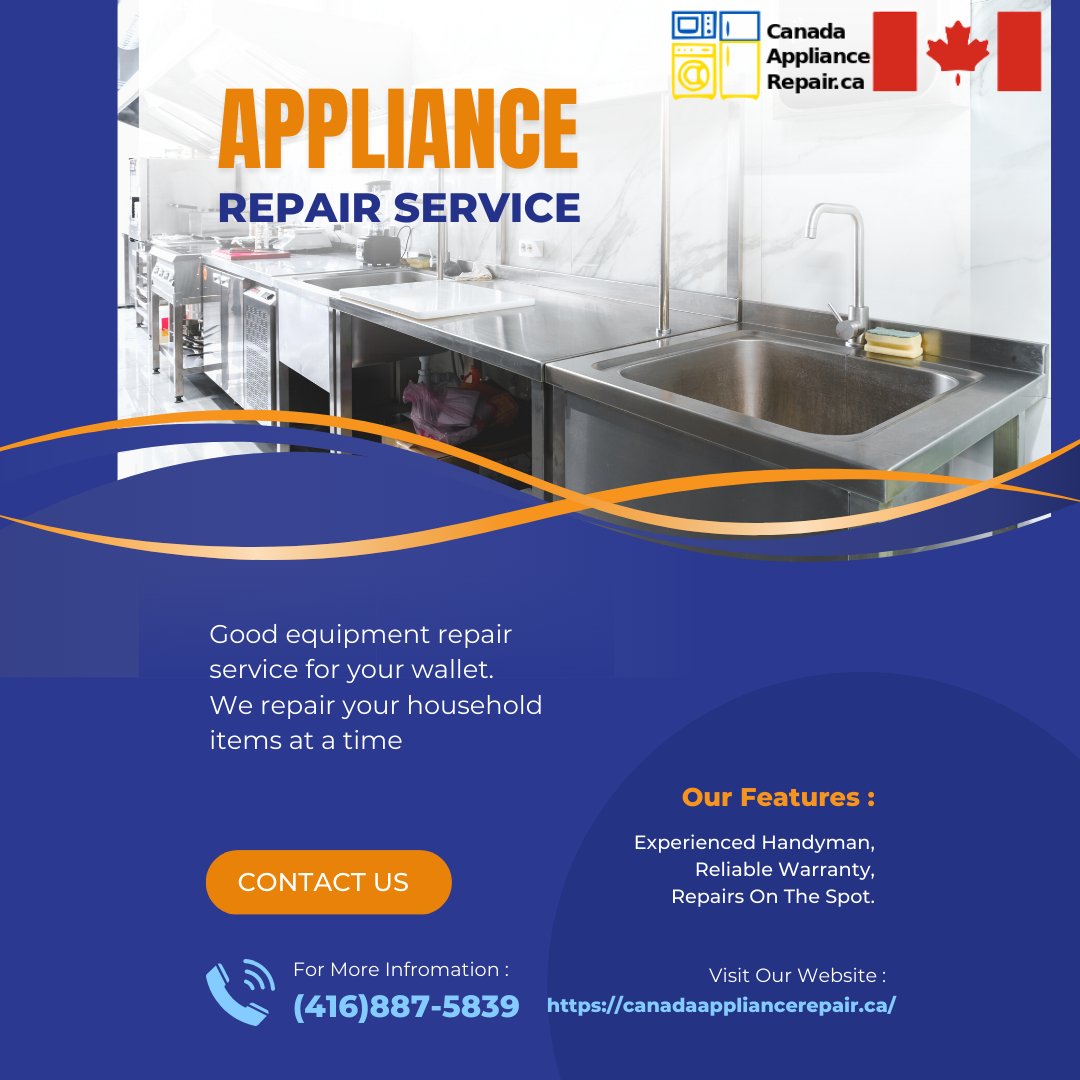 No job is too big or too small for us. Whether it's a minor fix or a major appliance overhaul, we're committed to providing top-notch service every time. Your satisfaction is our guarantee. #TopQualityRepairs #Toronto