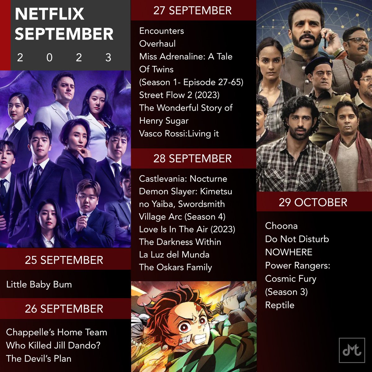 dmtalkies's tweet photo. Monday Blues Hitting Hard?
Here is something to cheer you up.
Here is everything releasing on Netflix this week!
Enjoy https://t.co/WaDJiAgcqD