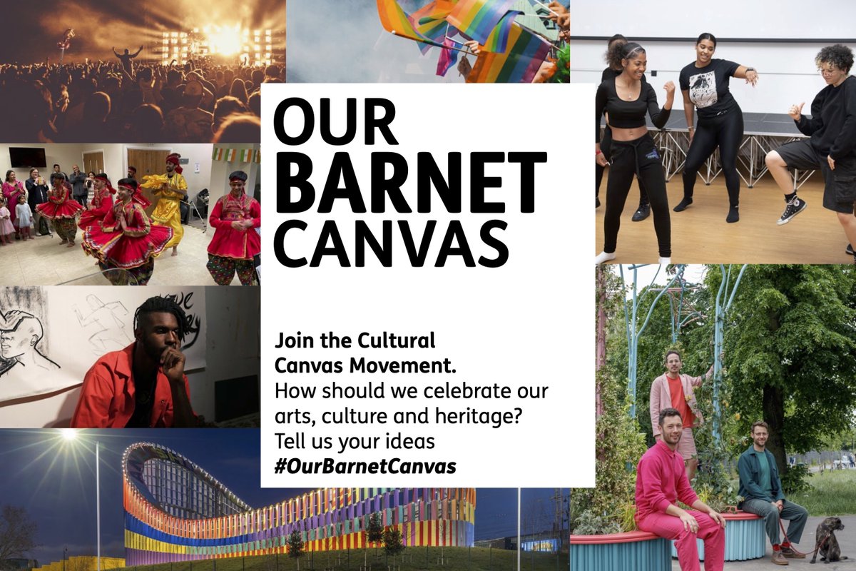 Got five minutes? We’re supporting Barnet to become London Borough of Culture in 2027 - and you can help 🙌 If you live in the Borough then share your views on how you think we should celebrate our cultural identity. Take the survey 👉 bit.ly/3t6UMKc