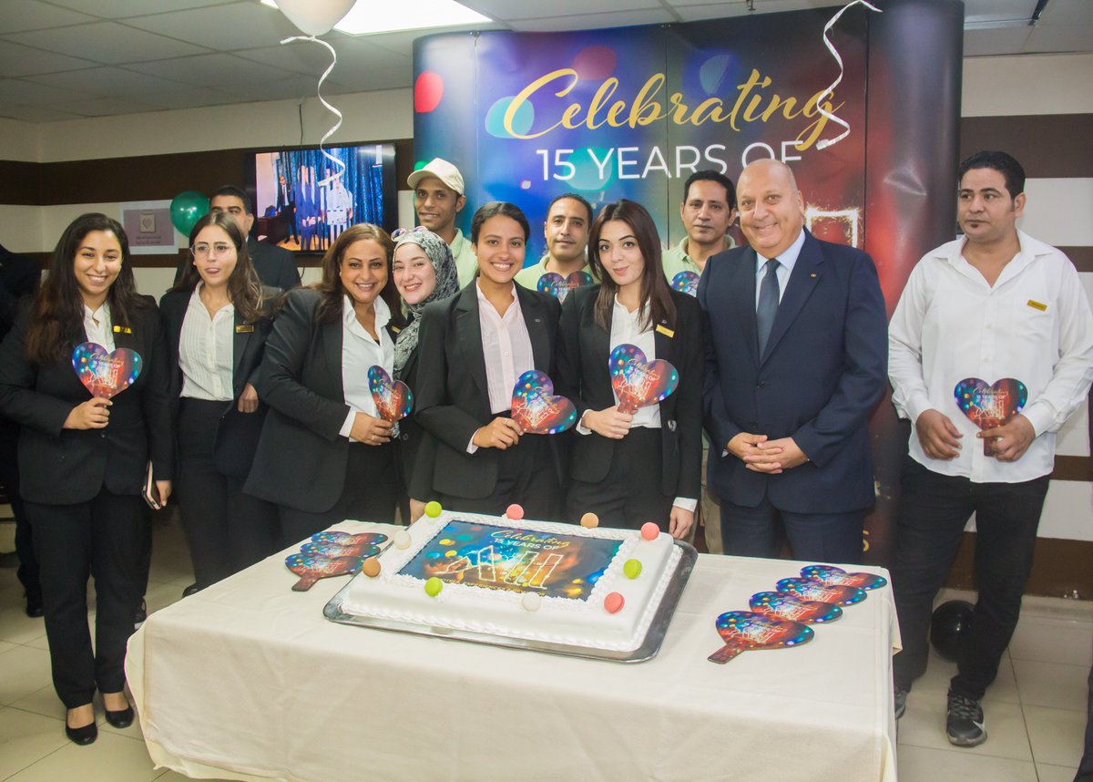 SofitelCairoEG's tweet photo. Celebrating 15 years of ALL (Accor Live Limitless) loyalty program with our heartist*
#15YearsOfALL
#15yearsofloyalty #AccorLiveLimitless #SofitelWorld #Heartist #alltogether
*Heartist = Hotel staff
@All https://t.co/fklHB8ynb5