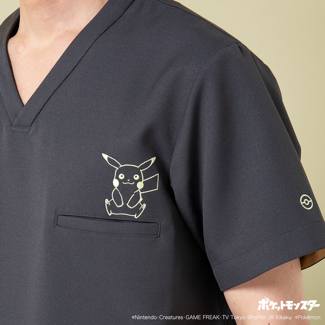 ポケモンスクラブトップス(男女兼用) | おしゃれ白衣のクラシコ