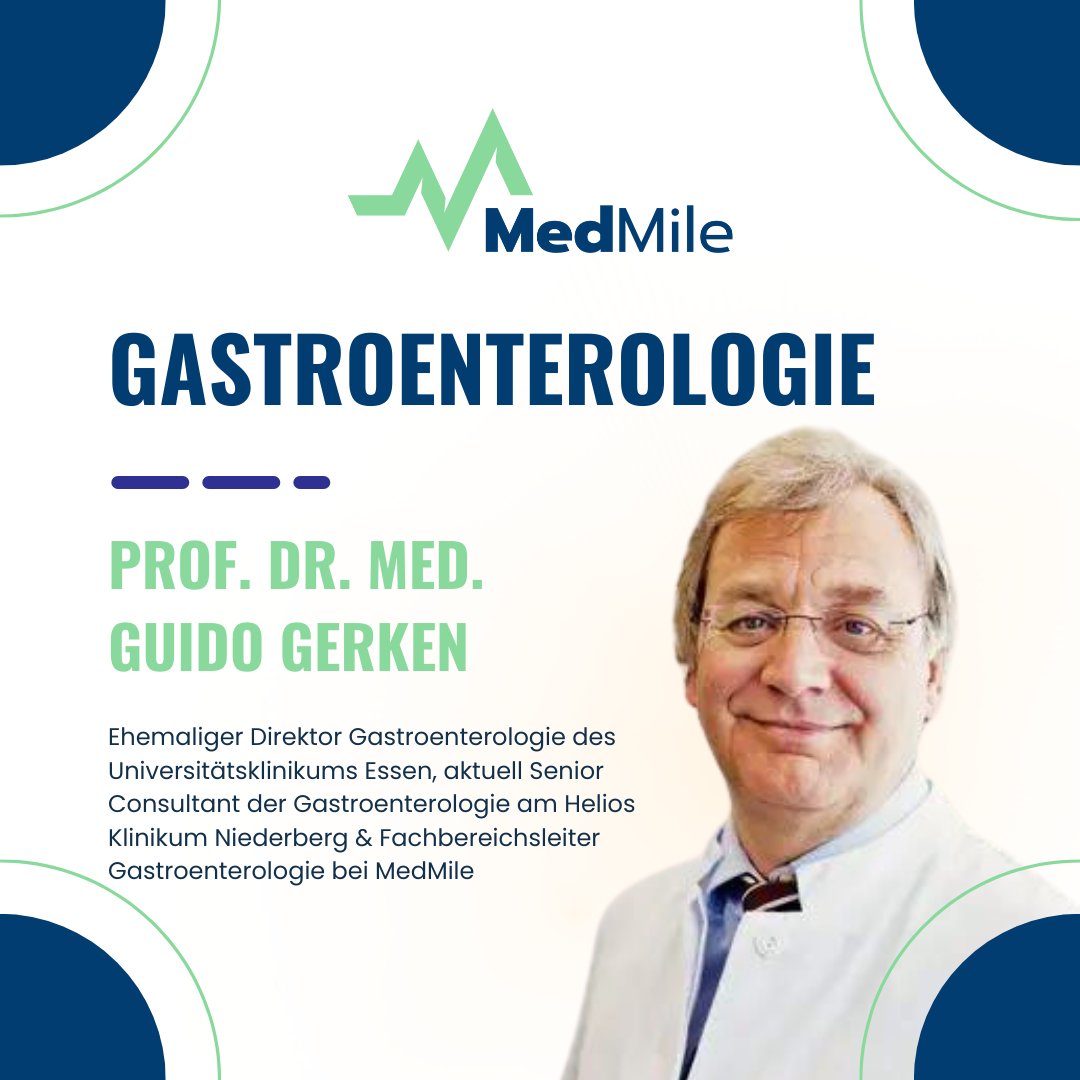 MedMile stellt vor 👨‍⚕️

Prof. Dr. med. Guido GerkenGuido Gerken ist Fachbereichsleiter für die Gastroenterologie. 
Fachbereichsleiter sind für die Referenten und die Inhalte verantwortlich und sichern so die hohe Qualität auf medmile.de !

#MedMile #Gastroenterologie