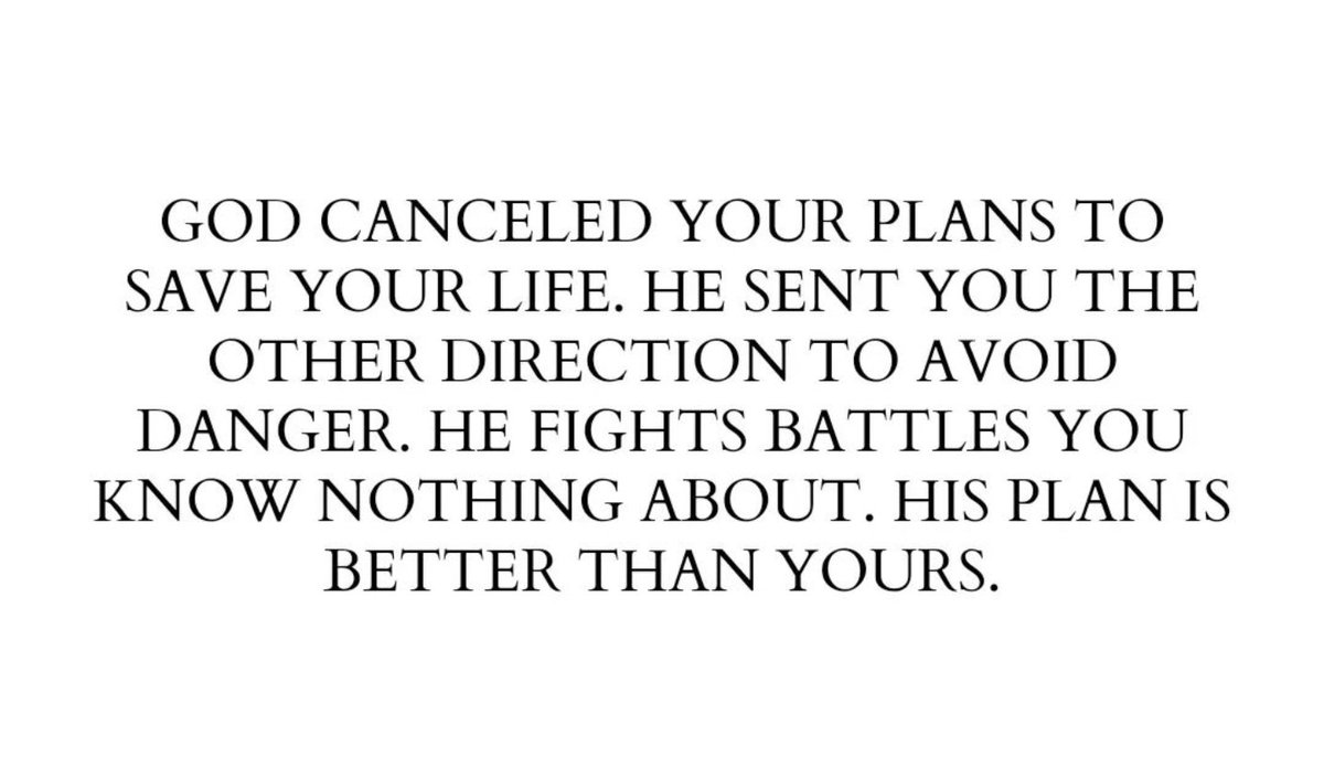 Don't ever question changes in your life...