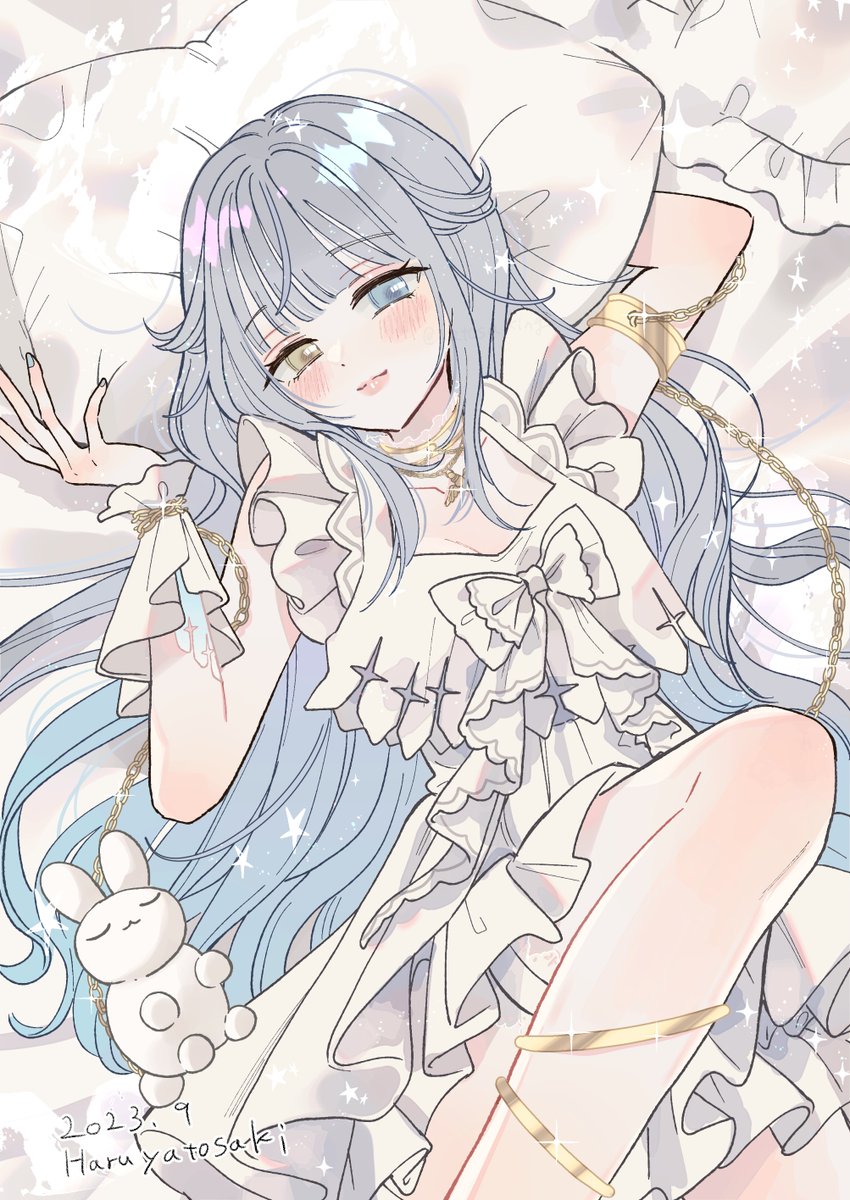 「skeb天瀬すやちゃん() #すやぁ〜と」|やとさき🐰はるのイラスト