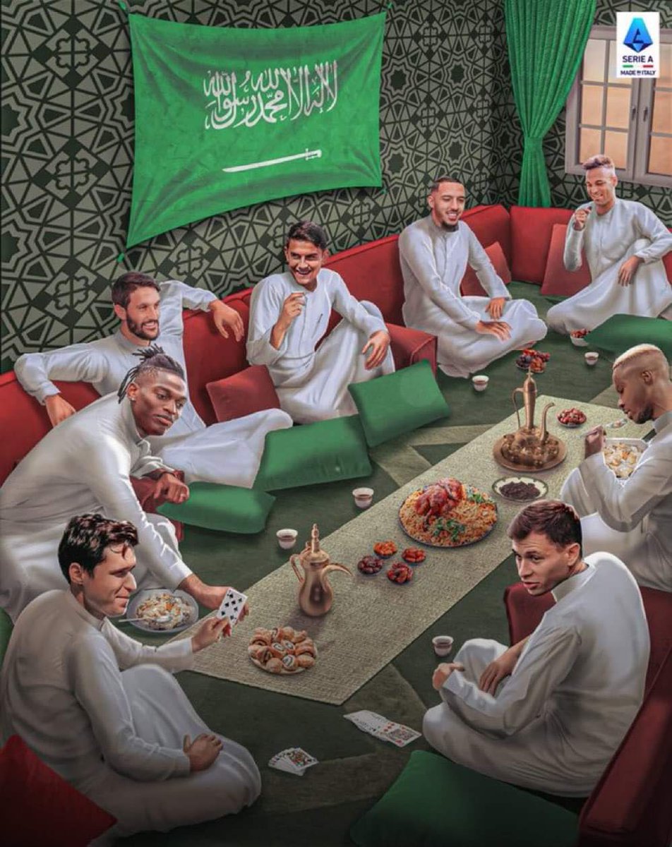 Gamal_jmal's tweet photo. حساب الدوري الايطالي يهنئ المملكة بمناسبة #اليوم_الوطني_93_السعودي بطريقته الخاصة  😍 ..، https://t.co/4ar1uR8vDW