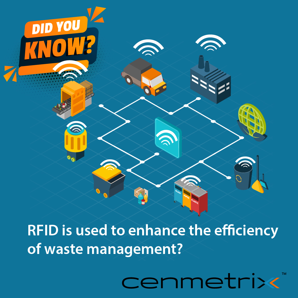 Cenmetrix's tweet image. 💡Did you know? RFID tags on trash bins help optimize collection routes and reduce costs.

#RFID #RFIDTags #WasteManagement #RFIDFacts