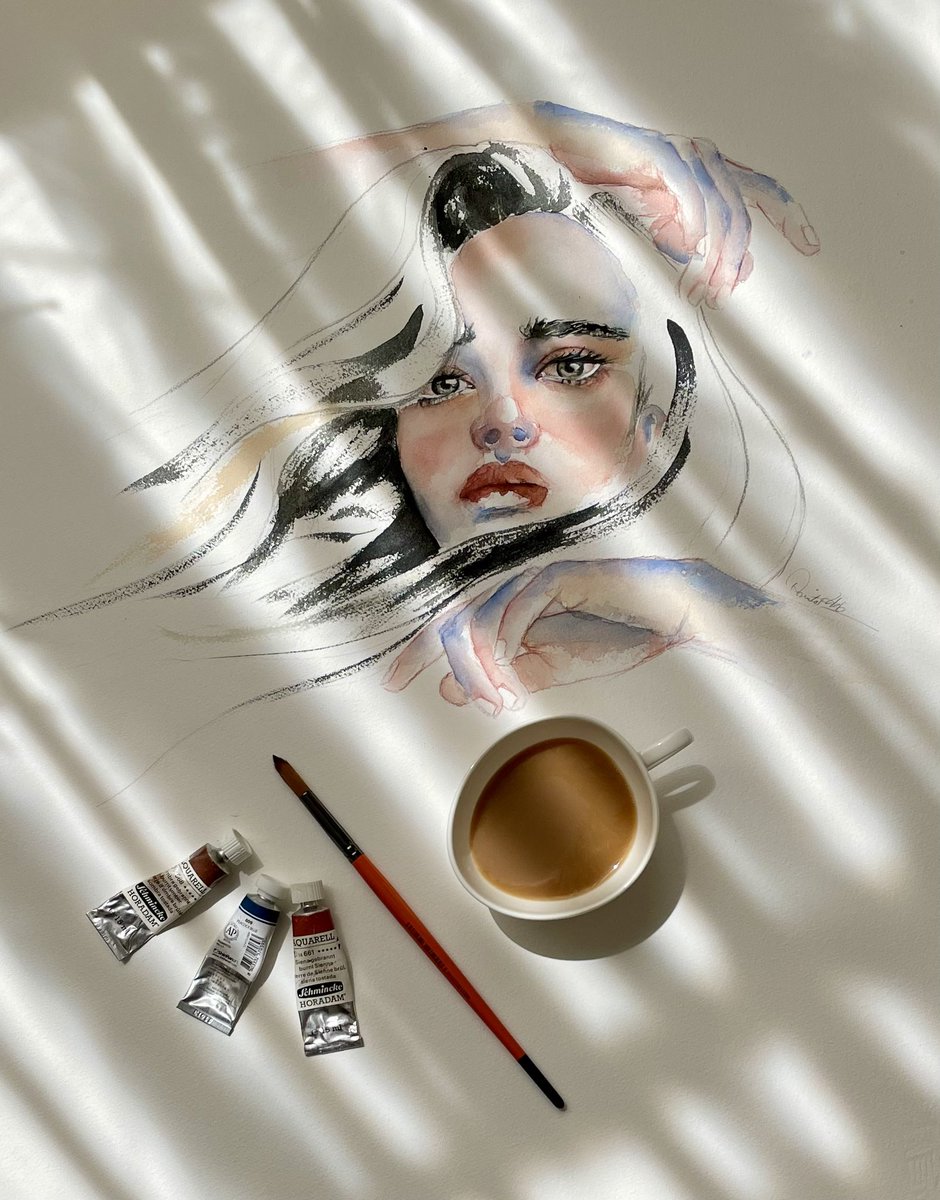 GM beautiful ppl ❤️

All my watercolor girls on “TALK WITH EYES” collection is SOLD and ONLY one piece left.

🔺Open for offer 
Link below 👇