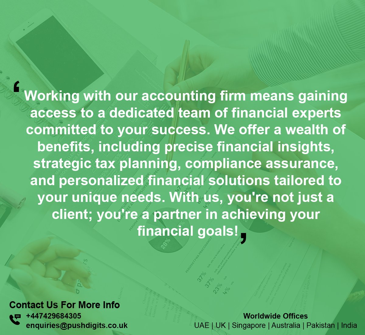pushdigitsuk's tweet image. Unlock financial success with our dedicated team of experts. We&apos;re not just advisors, we&apos;re partners in your journey!

pushdigits.co.uk

#Pushdigits #AuditFirm #FinancialExperts #TaxPlanning #FinancialInsights #ComplianceAssurance #PersonalizedSolutions #FinancialSuccess