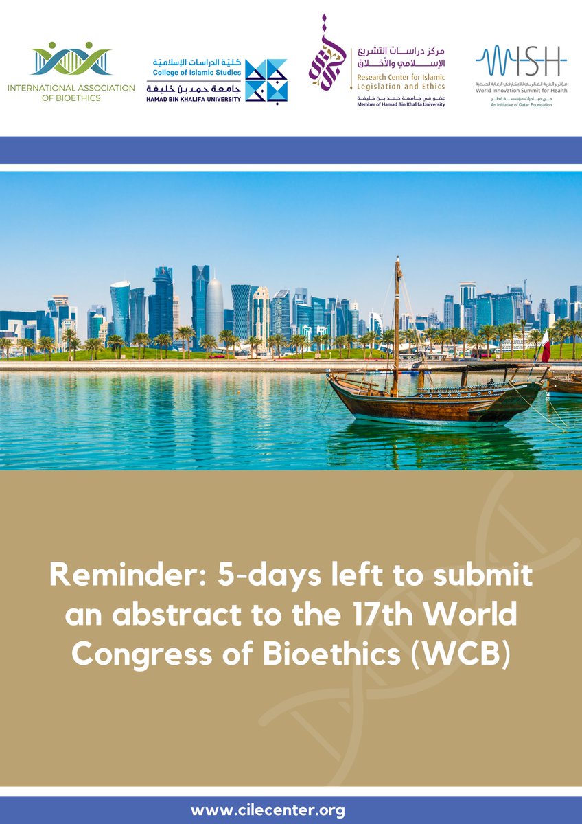 Reminder: 5-days left till the submission deadline for WCB. 

To check the Call for Submission: 
WCB Call for Submissions: cilecenter.org/wcb-call-submi…

To apply: wcb-portal.cilecenter.org/en/home/wcb/si…