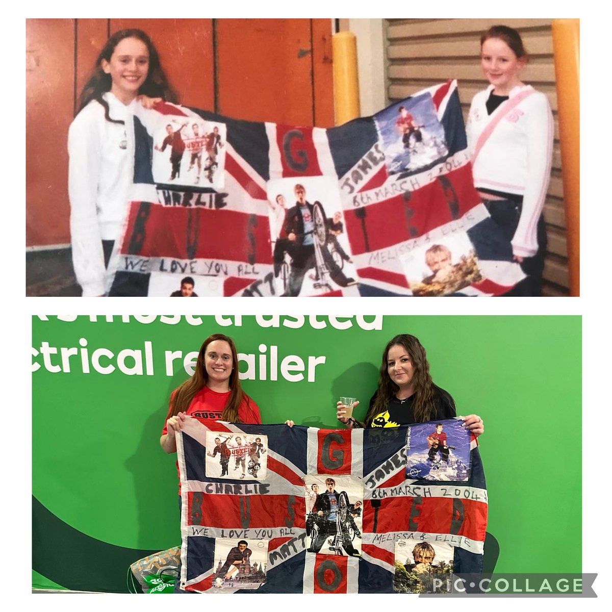 elliefparker's tweet photo. 19 years apart. @Busted were just incredible last night! @CharlieSimpson @mattjwillis @JamesBourne https://t.co/ZrfqlZ41gM