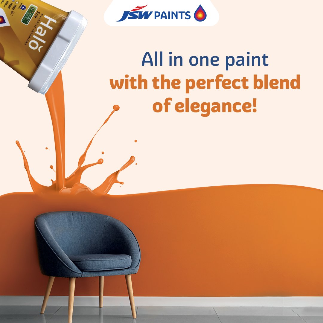 JSWPaints's tweet photo. Our non-toxic formula not only protects against stains but also creates a germ-free environment, all while adding a touch of beauty to your surroundings!
#Halo #HaloPaint #BestPaint #NonToxic #AntiStain #GermBlock #ThinkBeautiful #JSWPaints https://t.co/4uB0ejAOrm