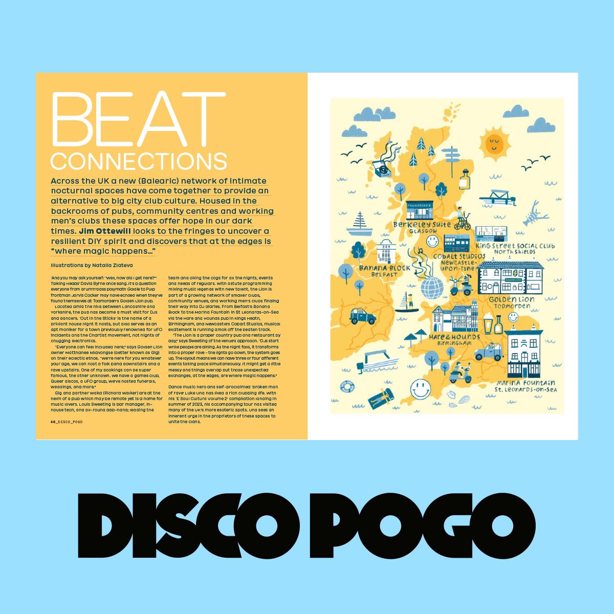 Big love to @DiscoxPogo for letting us loose in their next issue due out this week. 

I spoke with some of those behind the UK’s most exciting small nocturnal haunts incl @CobaltStudios_ @GoldenLionTod aside mint DJs @lukeuna @Man_Power_Music @DJHeidiLawden who’ve played dem