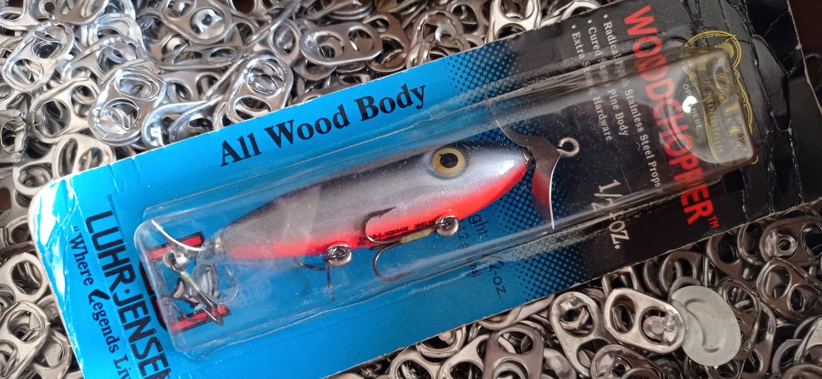 LuresMy's tweet photo. 33. Luhr Jensen, Ozark Mountain, Woodchopper, 1/2 Oz, 14.2 grams, 6883-012-783, SILVER/BLK/OR SHD, 07/96.
.
#oldfishing #ルアー
#señuelo #señuelos #señuelosdepesca #señuelosantiguos #señuelosdemadera #señueloscoleccion #lures #oldlures #vintage #vintagelures #luhrjensen 
. https://t.co/GYReIhk2D0
