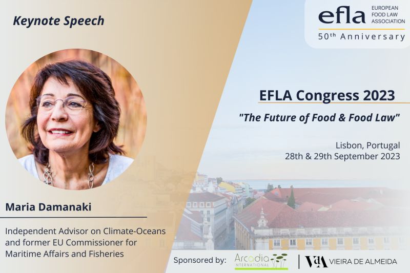 damanaki's tweet photo. Proud to open the EFLA Congress as a keynote speaker in Lisbon on 28th September. The European Food Law Association marks the 50 years of existence
#efla #foodlaw #eulaw #lisbon #arcadiainternational #vda https://t.co/RV1MZvaZ7T