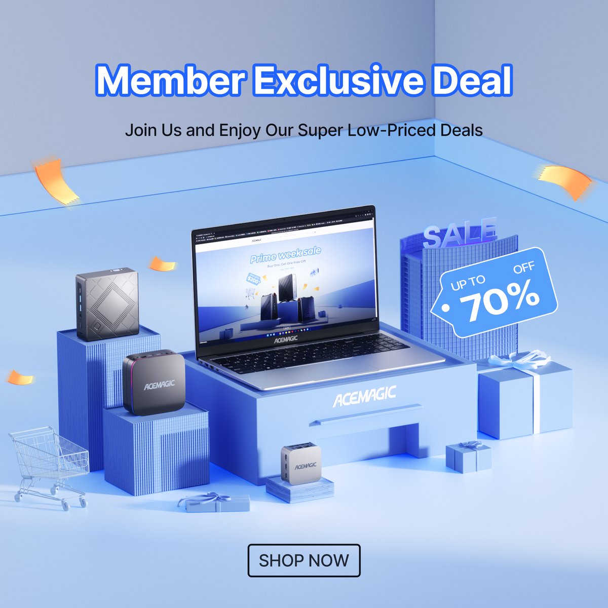 Acemagic_MiniPC's tweet image. [𝗠𝗲𝗺𝗯𝗲𝗿 𝗘𝘅𝗰𝗹𝘂𝘀𝗶𝘃𝗲 𝗗𝗲𝗮𝗹𝘀] Join Us &amp;amp; Enjoy Up to 70% OFF Exclusive Deals on your favorite Mini PC &amp;amp; Laptop!💥🎉

Shop now 🛒💨
👉 bit.ly/acemagic_membe… 👈

#memberdeals #exclusivedeals #ACEminiPC #AceMagicPC #AceMagicMiniPC #minipc #minicomputer #computer