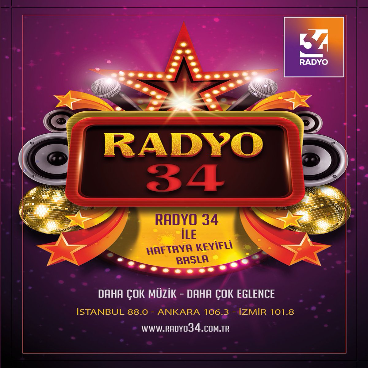 Yeni haftaya dinamik, eğlenceli, keyifli bir başlangıç için kulağınız Radyo 34'te olsun.

#radyo #radyodinle #yeni #yenihafta #istanbul #ankara #izmir
