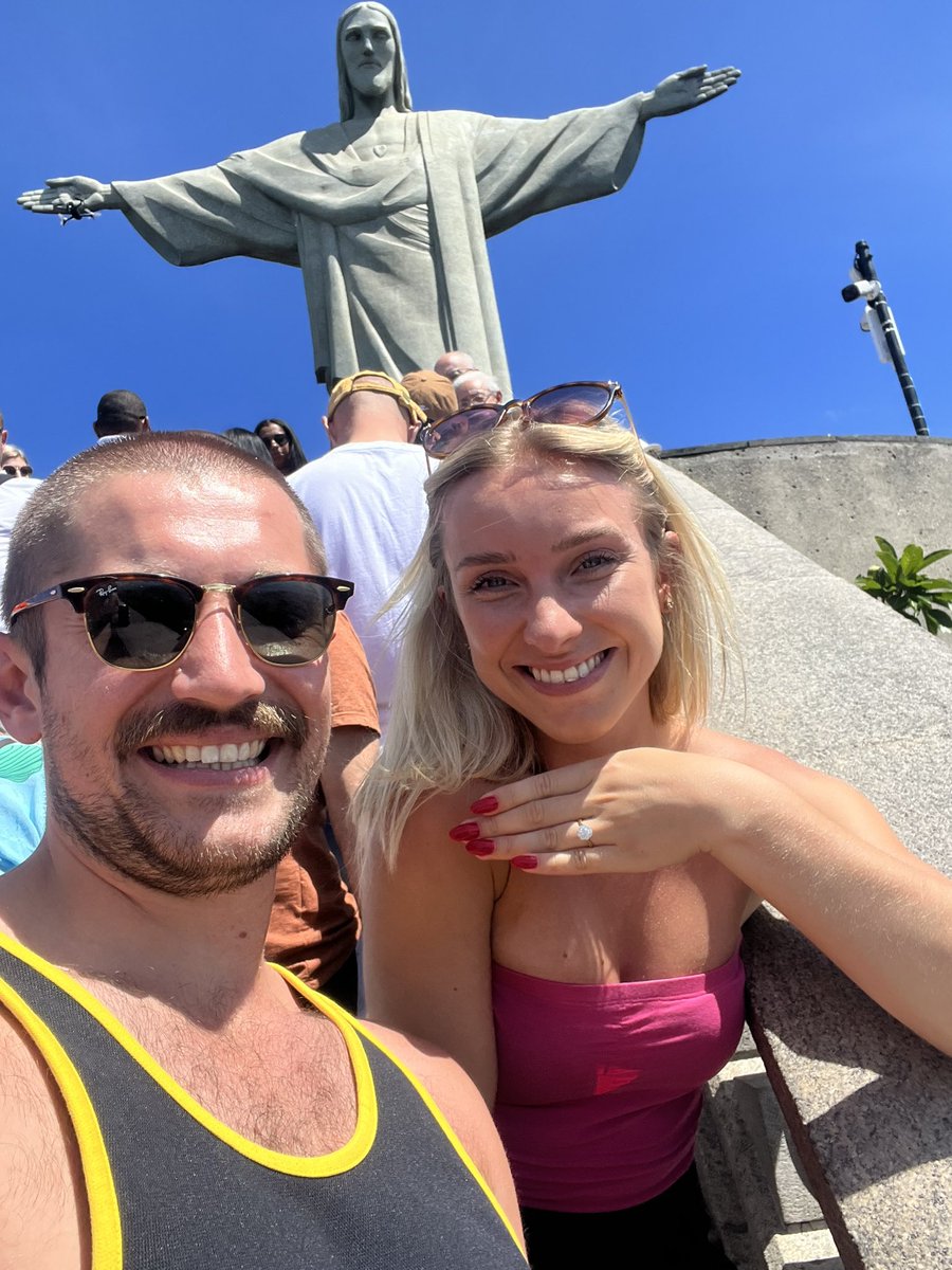 armitagej_'s tweet photo. Back to work today after an incredible two months in Brazil 🇧🇷 a bit of personal news is that I came back with a ring on my finger too!! 💍 on cloud nine!! https://t.co/A4TLXOdSAY