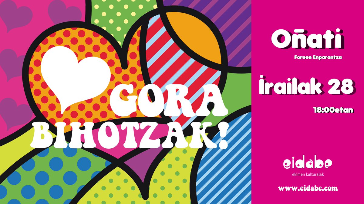 eidabe's tweet photo. Gora Bihotzak! #gorabihotzak #eidabe #antzerkia #kaleantzerkia #teatro #euskera #Onati https://t.co/MQxwezDyrk