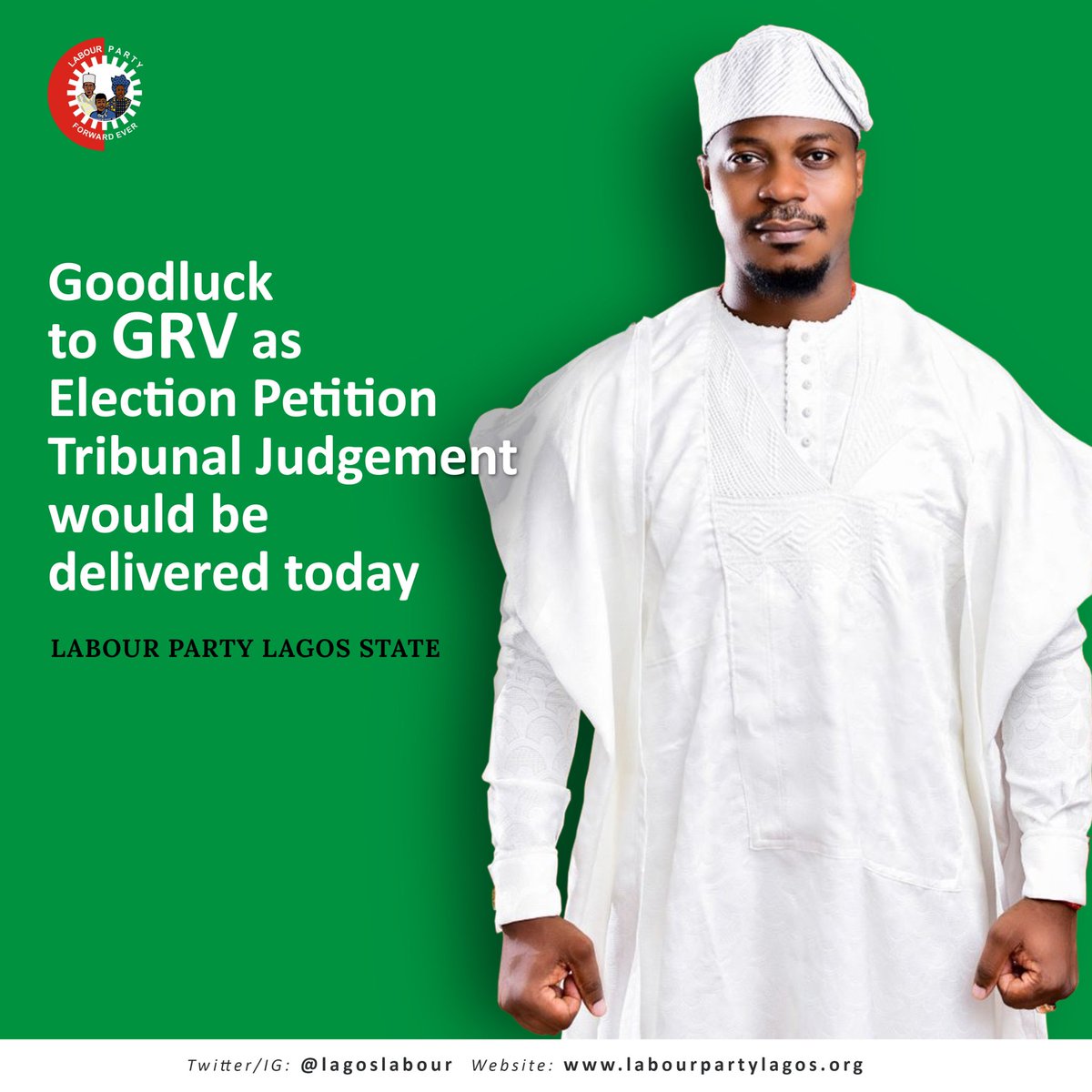 DayoAkinTaylor's tweet photo. Good luck to Our Principal @GRVlagos Today in Court .
#OurLagos
#EkoEdide https://t.co/RYH15BNzXd