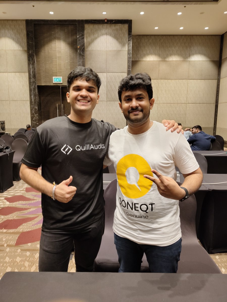 Kaccatur21's tweet photo. 🌟 Proud to be a QuillAdvocate for @QuillAudits! 🌟

The @OGclubDAO event was an unforgettable experience. 

Talked about QuillAudits and its Red Team 🔴🔴
👏 #QuillAudits #QuillAdvocates https://t.co/BEUSiEgKtn
