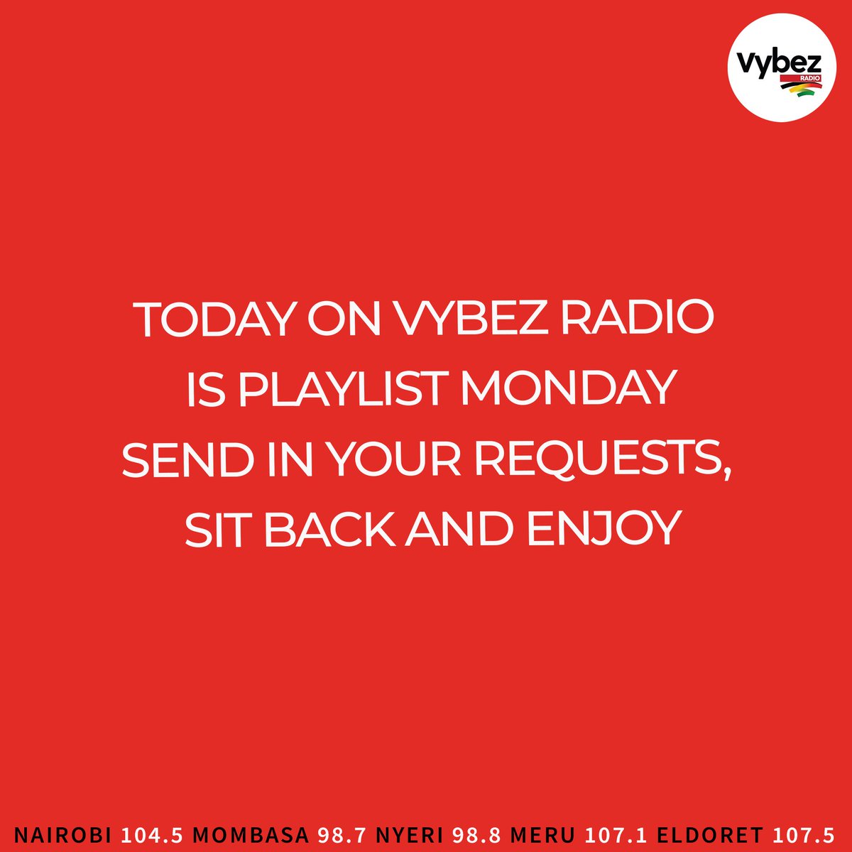 VybezRadioKE's tweet image. Playlist Monday it is Wadau! Send in your requests! 
#PlaylistDay