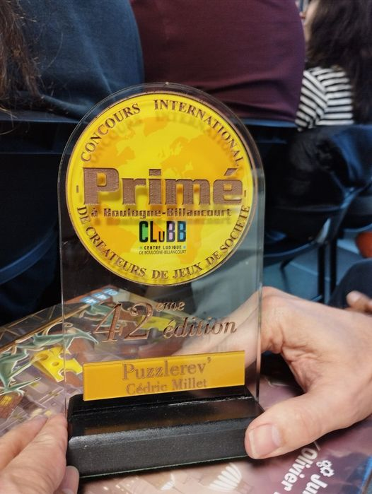 Très honoré d'avoir été primé hier à #CreaGames . Un grand merci aux organisateurs et au jury pour ce WE très réussi ! facebook.com/concoursboulog…