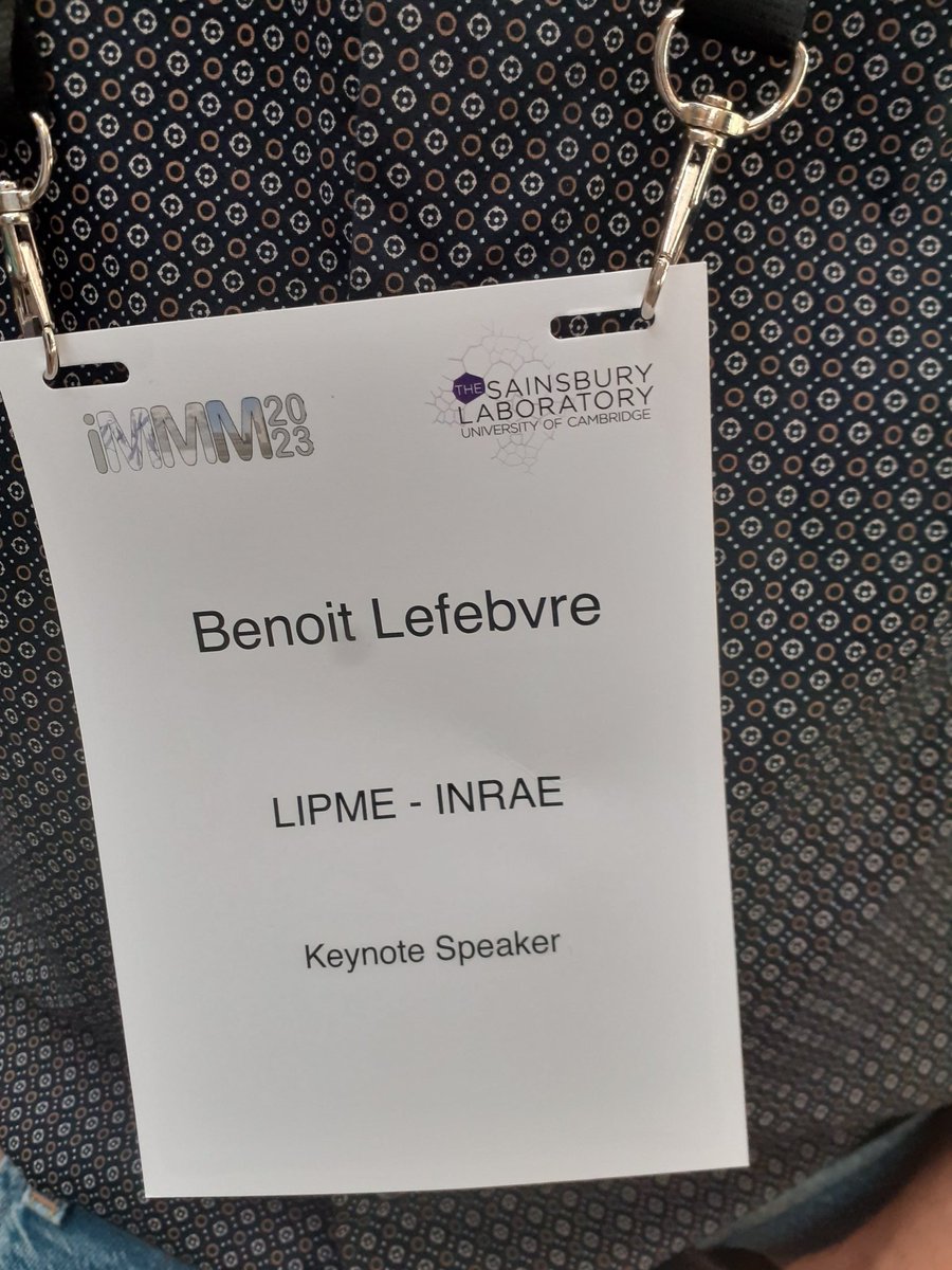 Look who I found! Our #immm2023 keynote speaker Benoir Lefebvre @LIPME_EFIS !