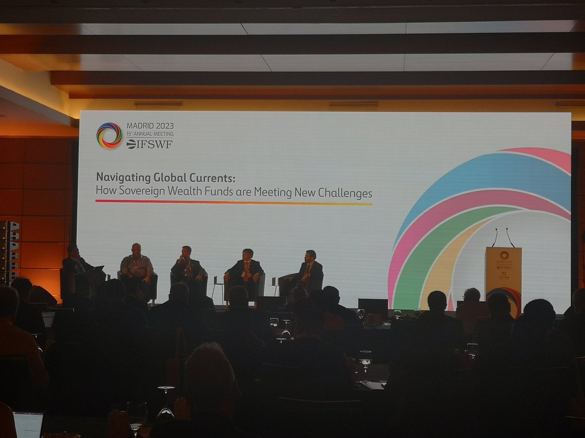 IFSWF (@ifswf) on Twitter photo Delighted to welcome the first panel of our annual meeting: <a href="/eric_parrado/">Eric Parrado</a> is moderating a fascinating discussion with <a href="/COFIDES/">COFIDES</a>, the China Investment Corporation, Alaska Permanent Fund and <a href="/JavierCapap/">Javier Capapé</a> on the trends shaping Sovereign funds today. Delighted to welcome the first panel of our annual meeting: <a href="/eric_parrado/">Eric Parrado</a> is moderating a fascinating discussion with <a href="/COFIDES/">COFIDES</a>, the China Investment Corporation, Alaska Permanent Fund and <a href="/JavierCapap/">Javier Capapé</a> on the trends shaping Sovereign funds today.