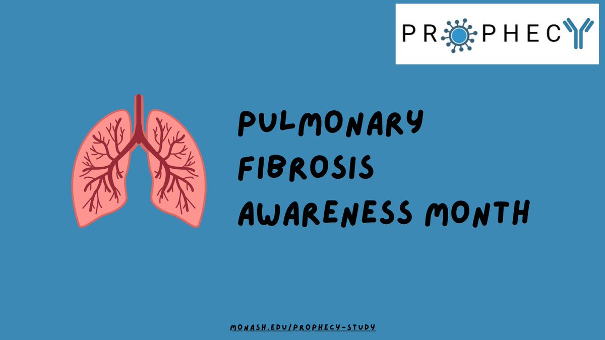 PROPHECY Study (@prophec19) on Twitter photo It's #PulmonaryFibrosisAwarenessMonth!
In our #PROPHEC19 study we are delving into immune responses, in individuals with #ILD and #COPD alongside Prof Anne Holland and <a href="/DrArwelWJones/">Arwel W Jones</a>. #LungHealth @MonashCCS <a href="/AlfredHealth/">The Alfred</a> <a href="/MonashUni/">Monash University</a> <a href="/BurnetInstitute/">Burnet Institute</a> <a href="/AlfredMonash_ID/">Dept Infectious Diseases, The Alfred & Monash Uni</a> It's #PulmonaryFibrosisAwarenessMonth!
In our #PROPHEC19 study we are delving into immune responses, in individuals with #ILD and #COPD alongside Prof Anne Holland and <a href="/DrArwelWJones/">Arwel W Jones</a>. #LungHealth @MonashCCS <a href="/AlfredHealth/">The Alfred</a> <a href="/MonashUni/">Monash University</a> <a href="/BurnetInstitute/">Burnet Institute</a> <a href="/AlfredMonash_ID/">Dept Infectious Diseases, The Alfred & Monash Uni</a>
