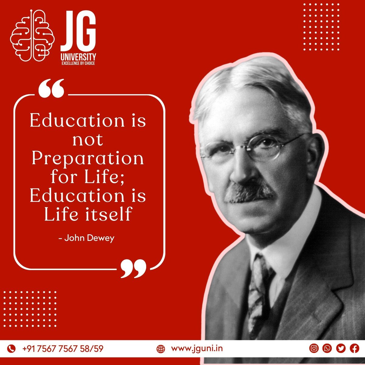_JGUniversity's tweet photo. Embrace the challenge of learning, for within it lies the key to your limitless potential. 📚💡 #EducationMotivation #MondayMotivation https://t.co/a4kwv1caN3